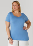 Basic Scoop Neck Tee