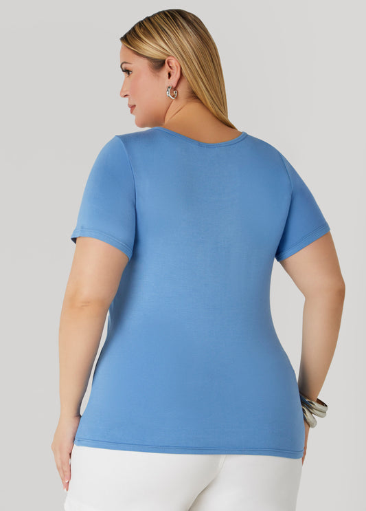 Basic Scoop Neck Tee