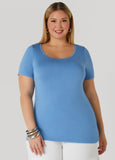 Basic Scoop Neck Tee