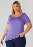 Basic Scoop Neck Tee