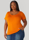 Basic Scoop Neck Tee