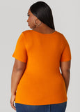 Basic Scoop Neck Tee