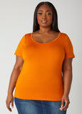 Basic Scoop Neck Tee