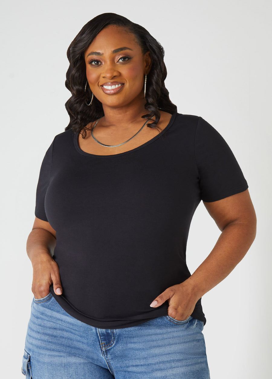 Plus Size The Basic Jersey Tee