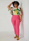 Pleated Paneled Abstract Top