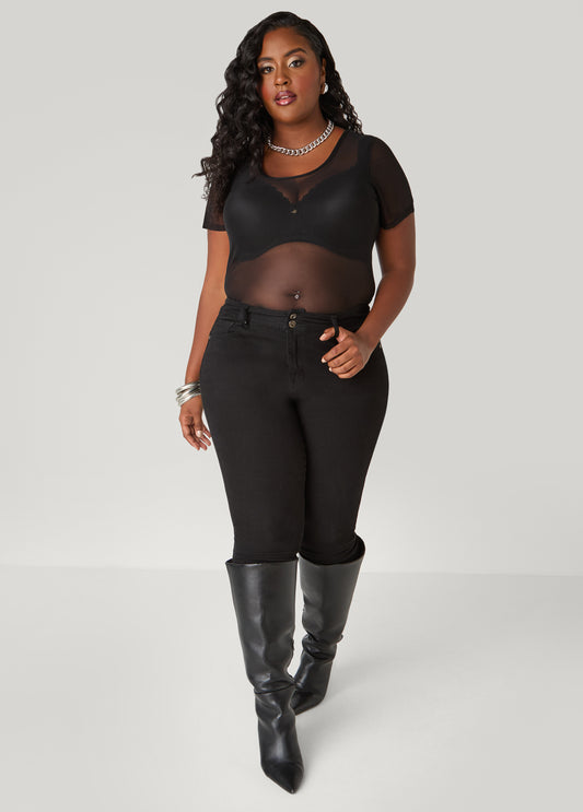 Stretch Mesh Tee