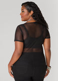 Stretch Mesh Tee