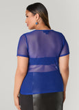 Stretch Mesh Tee