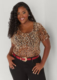 Cheetah Mesh Tee
