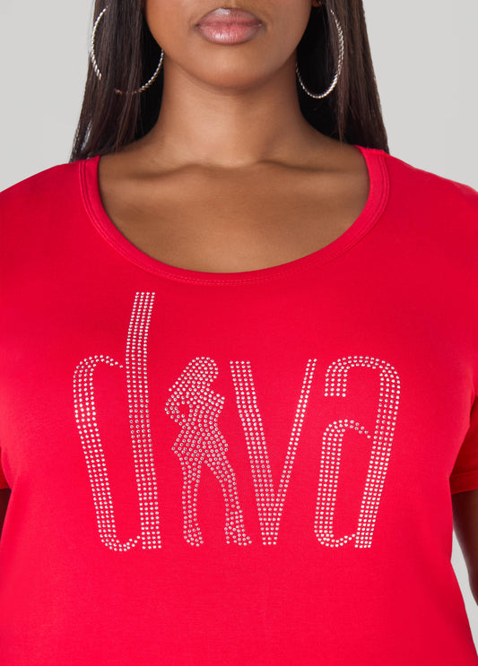 Diva Crystal Tee