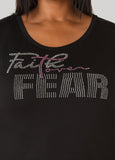Faith Over Fear Crystal Tee