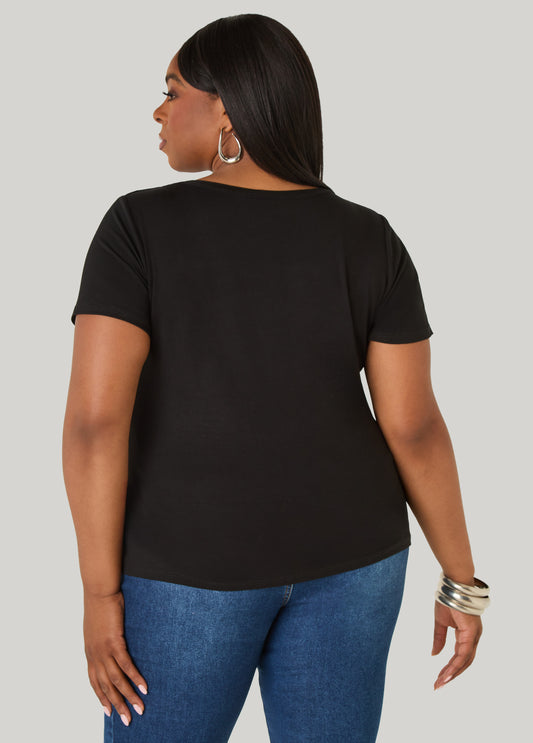 Faith Over Fear Crystal Tee