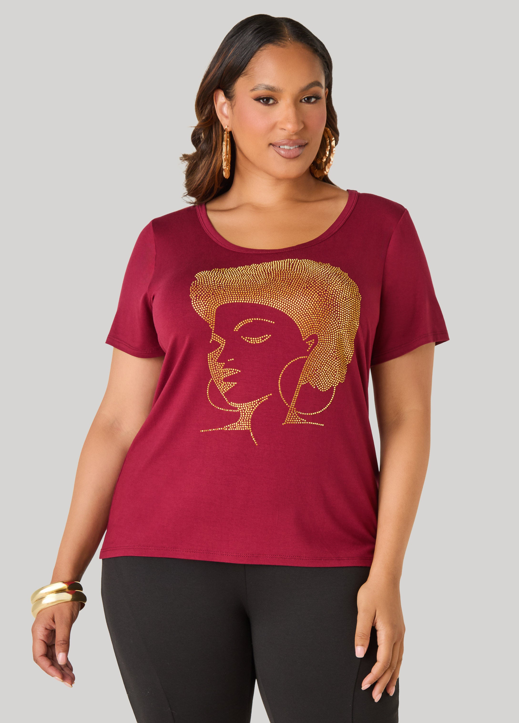 Crystal Afro Tee