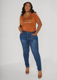 Grateful Metallic Graphic Tee