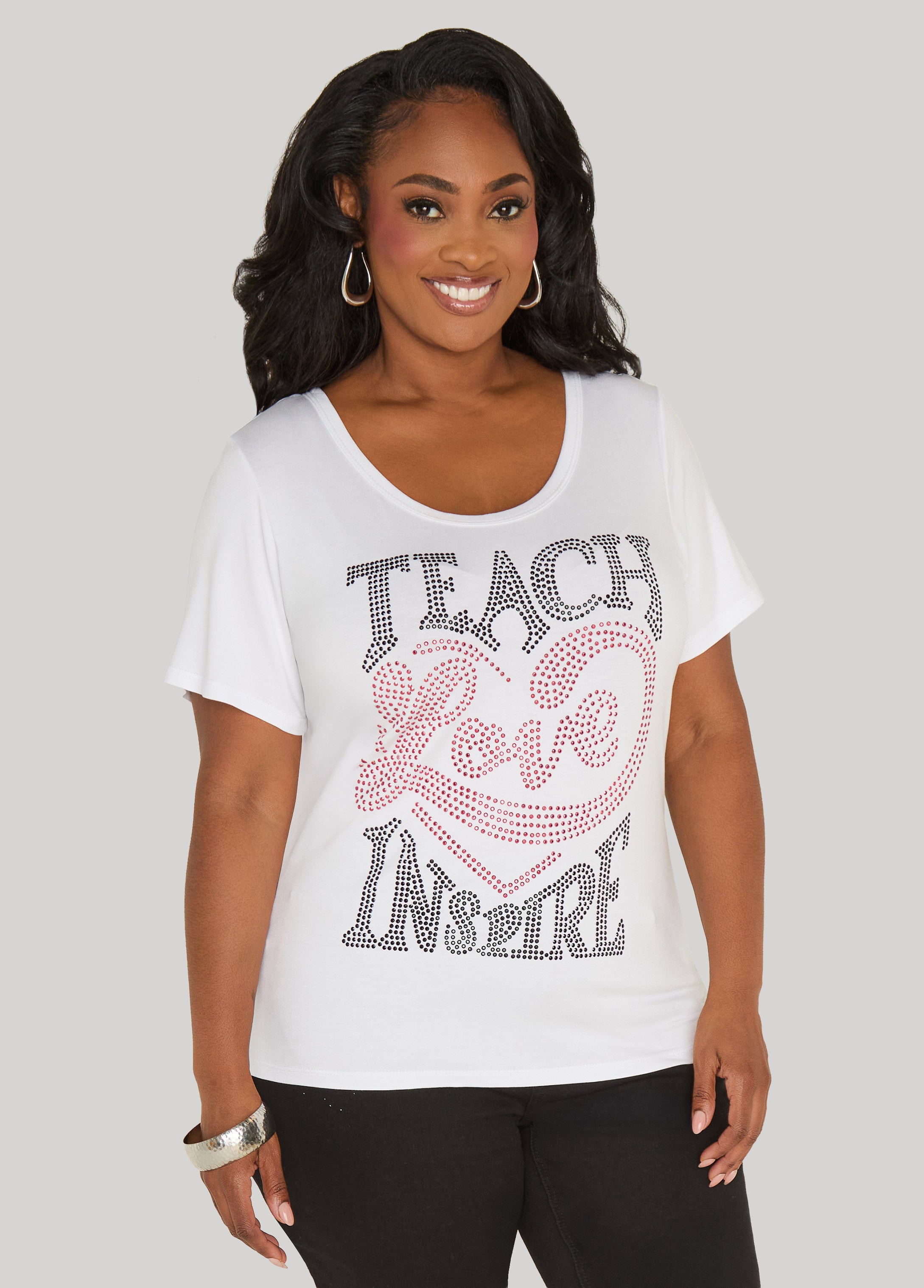 Teach Love Inspire Crystal Tee