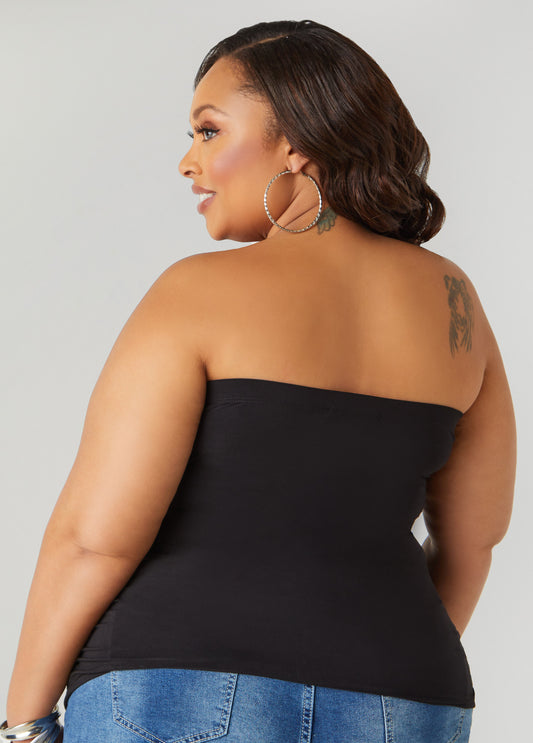 Ruched Tube Top