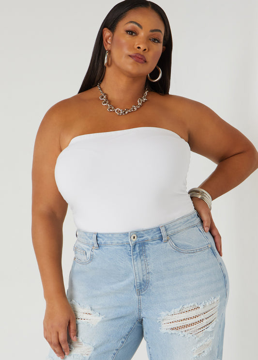 Ruched Tube Top