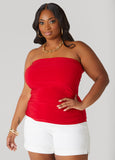 Ruched Tube Top