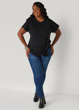 Bow Cotton Jersey Tee