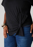 Bow Cotton Jersey Tee