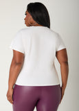 Bow Cotton Jersey Tee