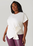 Bow Cotton Jersey Tee