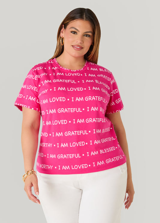 I Am Printed Tee