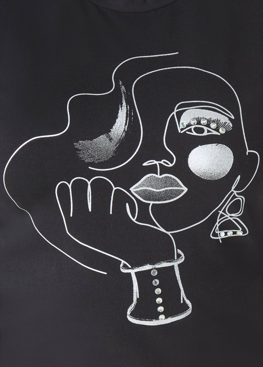 Crystal Silhouette Graphic Tee