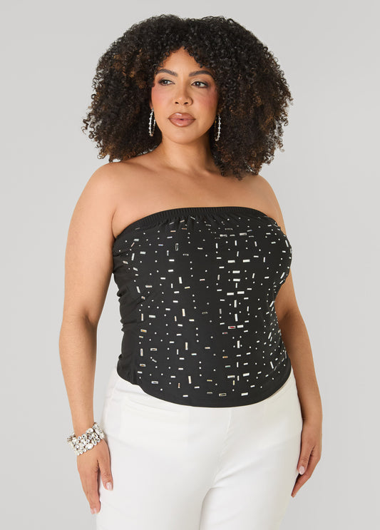 Crystal Tube Top