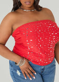 Crystal Tube Top