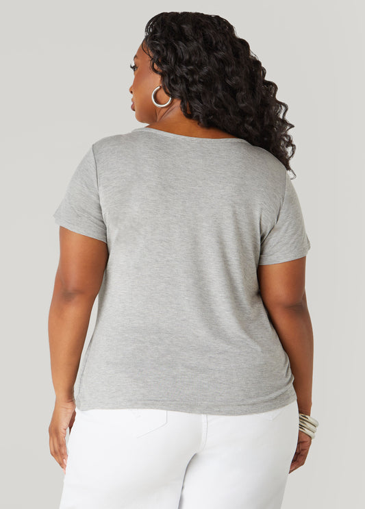 Blessed Glittered Graphic Tee