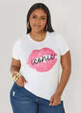 Iconic Glittered Graphic Tee