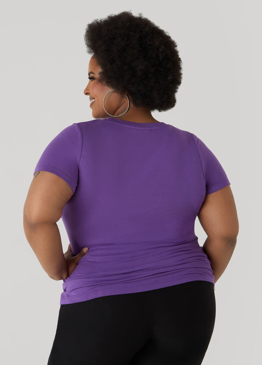 Powerful Glittered Graphic Tee