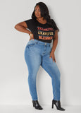 Thankful Metallic Graphic Tee