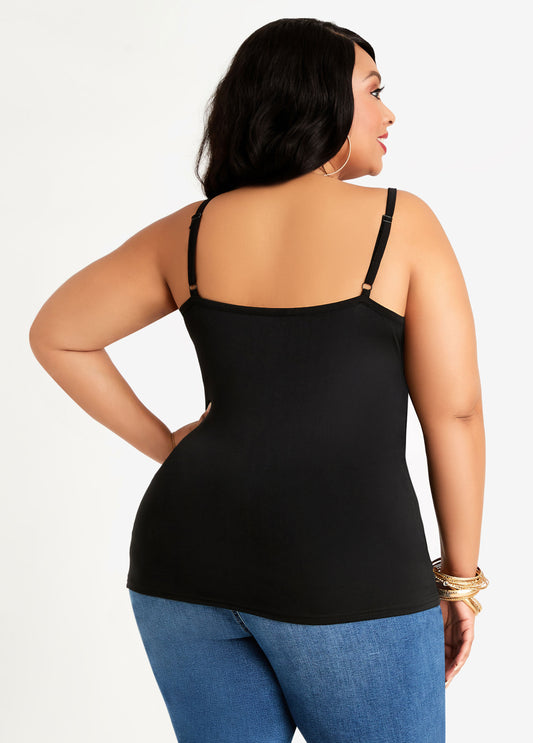 Adjustable Fitted Knit Cami
