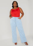 Twisted Cowl Neck Top