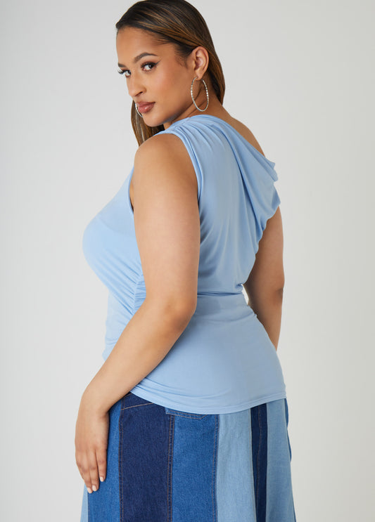 Ruched Off The Shoulder Top