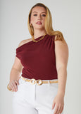Ruched Off The Shoulder Top