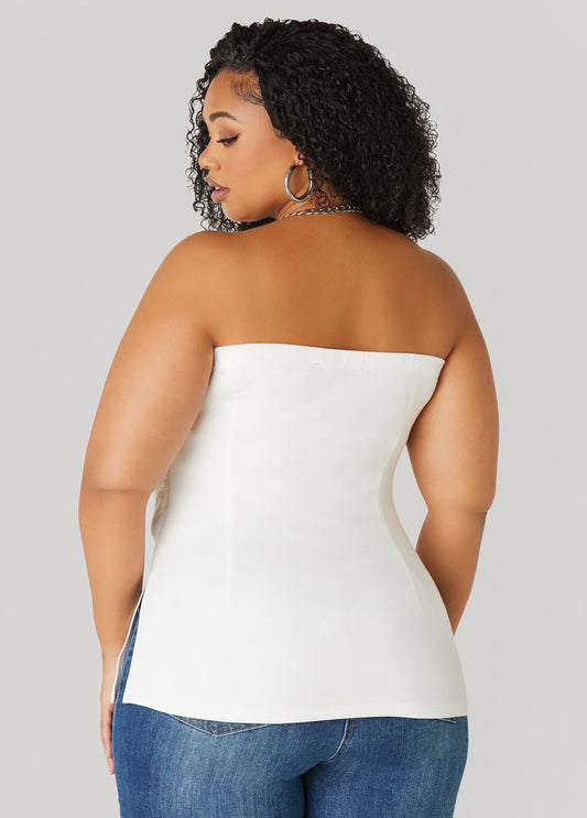 Split Side Tube Top