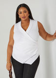 Gathered Faux Wrap Top