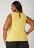 Knotted Split Front Top