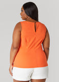 Knotted Split Front Top