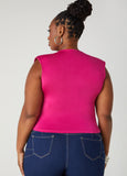 Layered Faux Wrap Top