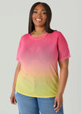 Ombre Mesh Tee
