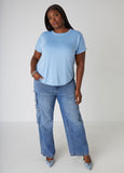 Cuffed French Terry Top