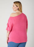 Asymmetric Ruched Top