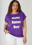 Plus Size Mama Knows Best Tee