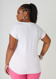Metallic Mom Queen Graphic Tee