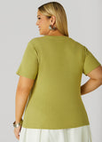 Cutout Ribbed Top