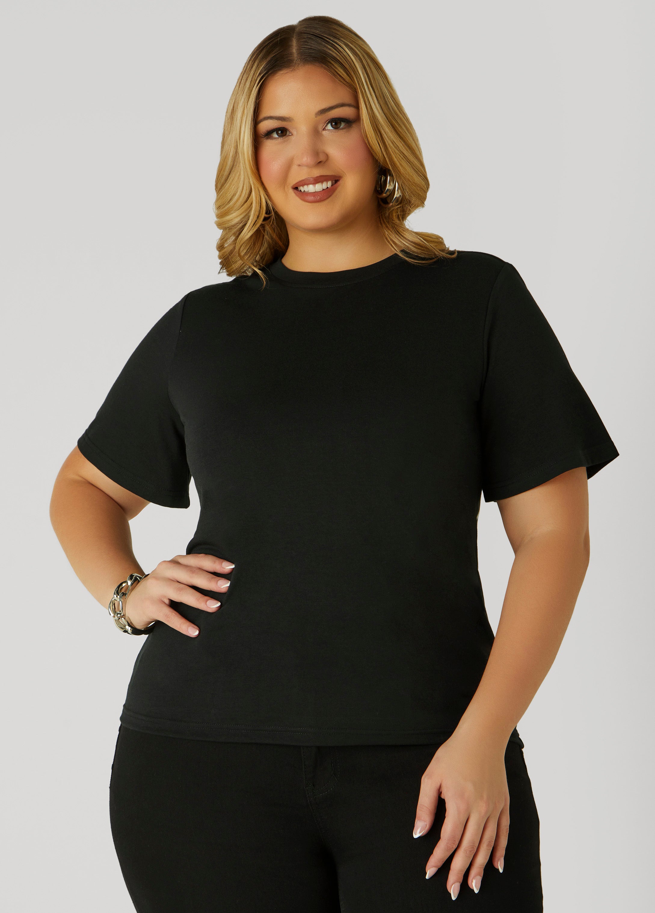 Mesh Paneled Queen Of Hearts Tee